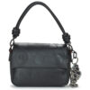 Bolso Desigual Mickey Mouse negro para mujer con relieve geométrico y formato bandolera mini.