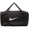 Nike Bolsa Deporte Brasilia Duffel Small negra 51x26x29cm logo blanco