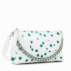 Bolso Desigual blanco bandolera mujer con diseño artístico tipo spray