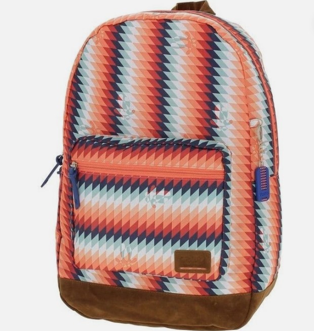 mochila totto tocax multicolor juvenil 30x44x16cm