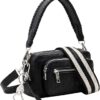 Bolso Desigual Half Logo 24 Cambridge negro bandolera mujer compacto