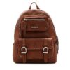 mochila desigual marrón grande mujer con portátil omnia daypack 24SAKP07