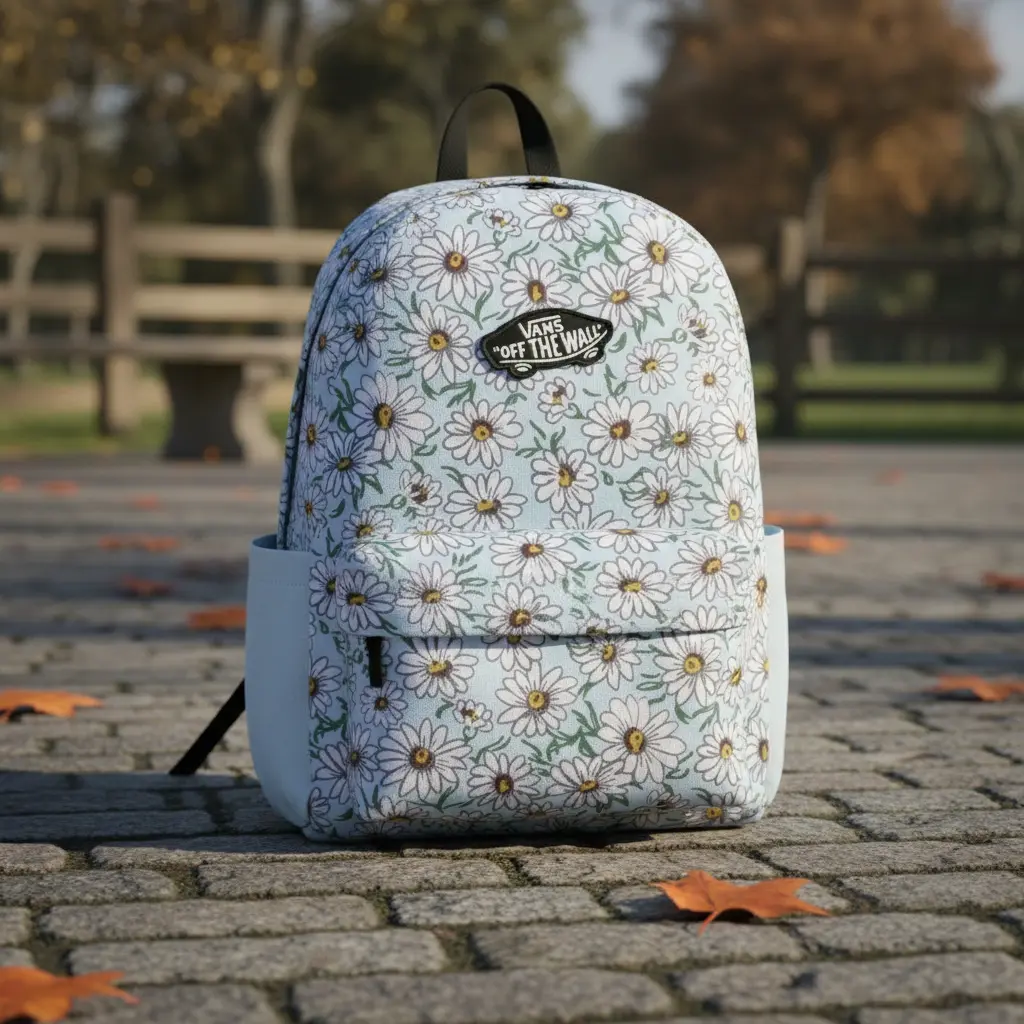 Mochila vans azul uso diario