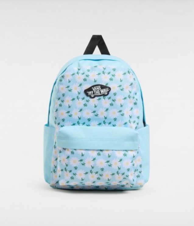 Mochila Vans Old Skool Grom 18L azul flores VN000H56CAU1 escolar juvenil