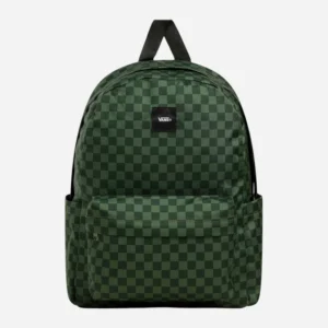 Mochila Vans Old Skool Grom Pine Forest verde oscuro 18 litros 29x39.5x11.5cm aprox