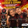 Camiseta España niña y niño Adidas Prematch FS3481 negra y roja para 9-10 años, ideal para pequeños fans de España en días de partido.