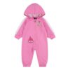 Mono bebé Converse rosa con capucha y cremallera talla 9 meses edición limitada