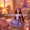 Muñeca Princesa Morada Cozy para Niñas | Princess Deluxe