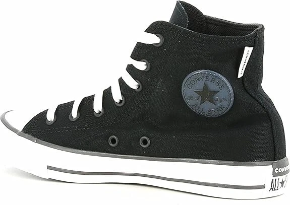Converse Negras Caña Alta Niña4