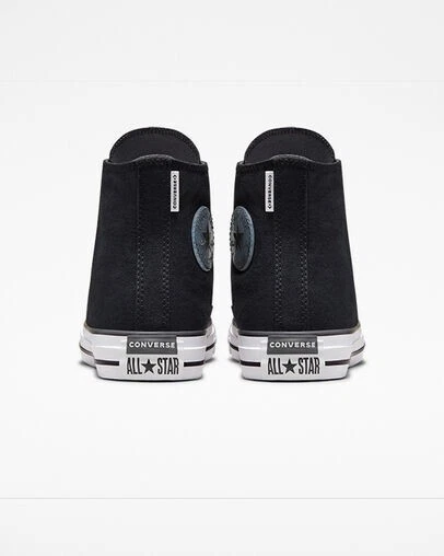 Converse Negras Caña Alta Niña6