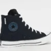 Converse Negras Caña Alta Niña7