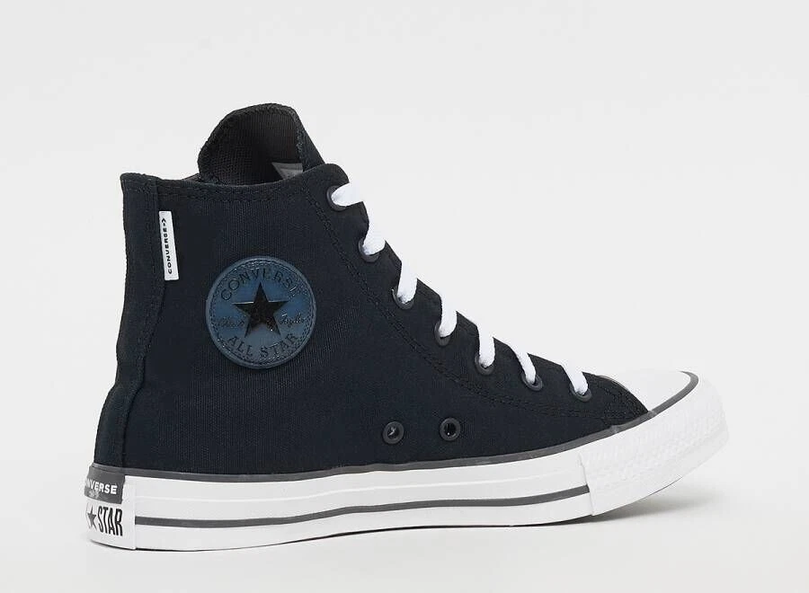 Converse Negras Caña Alta Niña7