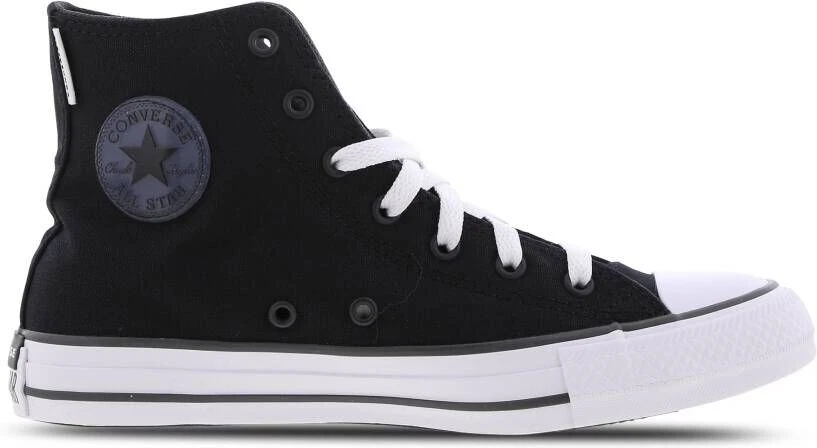 Converse Negras Caña Alta Niña9