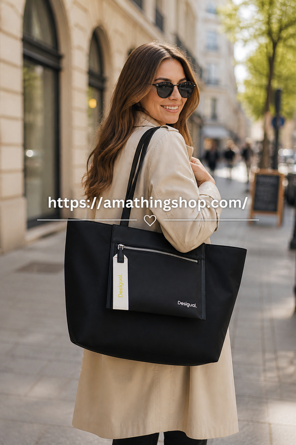bolso negro grande mujer desigual priori shopper maxi para trabajo ciudad uso diario comodo amplio