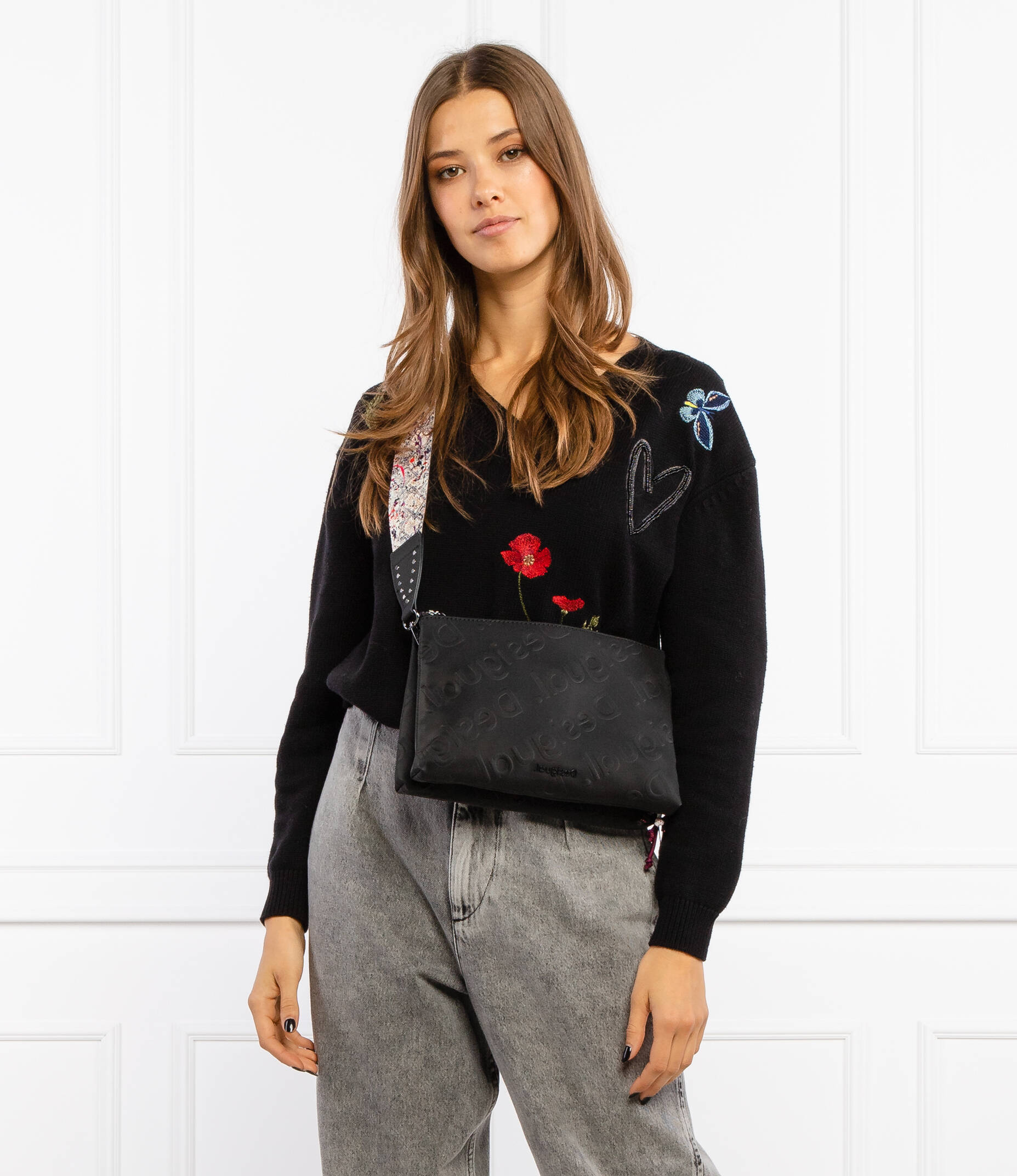 Bolso Desigual negro pequeño8