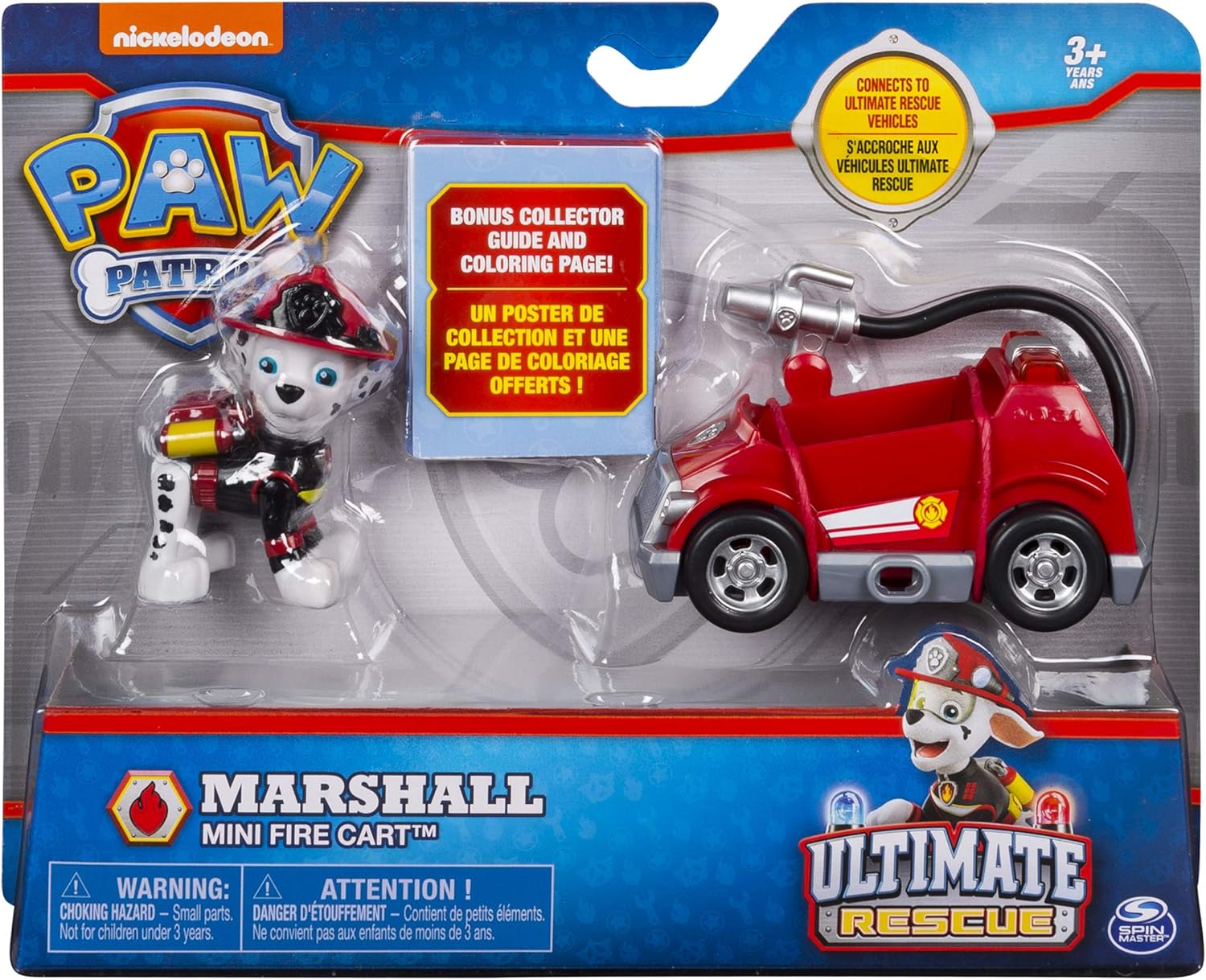 paw patrol marshall camion bomberos juguete niño con figura patrulla canina