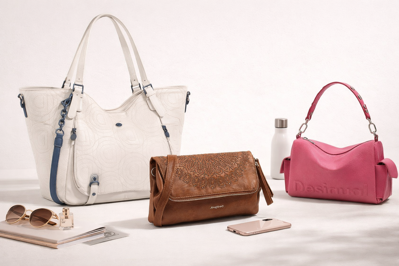 bolsos-mujer-grandes-medianos-pequenos-desigual-elegantes-uso-diario-viaje bolsos mujer desigual diferentes tamaños grande mediano pequeño elegantes para uso diario viaje y trabajo