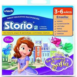 Juego VTech Storio 2 Princesa Sofía Disney cartucho educativo infantil 3-6 años