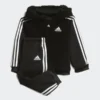 Chándal Adidas niño 3-4 años negro con capucha talla 104 cm conjunto deportivo infantil