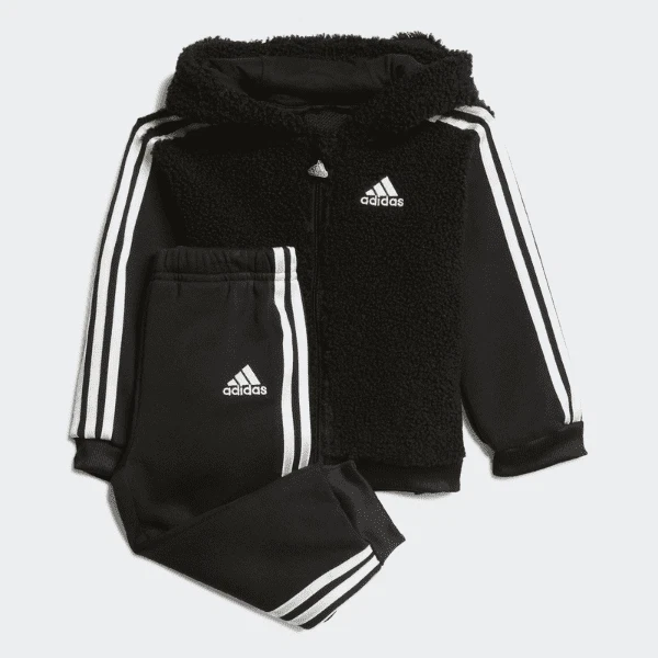 Chándal Adidas niño 3-4 años negro con capucha talla 104 cm conjunto deportivo infantil