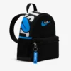 mochila nike infantil pequena negra azul con ojos brasilia jdi 11l