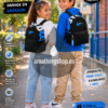 niño y niña con mochila nike infantil pequeña negra azul brasilia jdi colegio