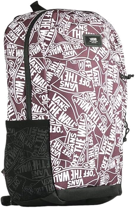 Vista lateral mochila Vans Disorder con bolsillo lateral para botella