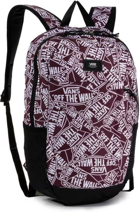Mochila Vans Disorder granate vista tres cuartos