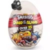 Smashers Dino Island Huevo Gigante Epic modelo surtido con cabeza de dinosaurio negra, más de 25 sorpresas y diseño Mega Dino Egg. Producto de dinosaurios para niños desde 5 años con figuras sorpresa, slime, arena y piezas para construir un Smash-O-Saur.
