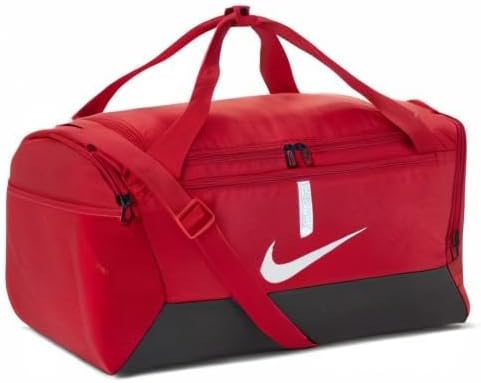 Bolsa Nike Brasilia roja con correa desmontable y asas superiores