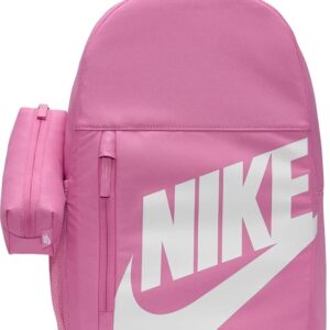 Mochila Nike Elemental rosa con estuche DR6084-646 de 20 litros para colegio instituto universidad y uso diario