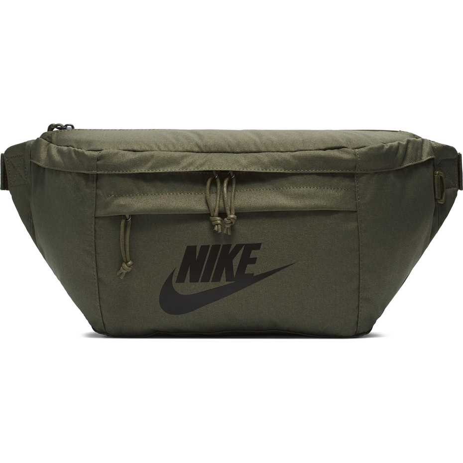 Riñonera Nike Tech Hip Pack BA5751-222 verde militar tipo bolso cruzado unisex