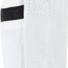 Vista lateral bandolera Jordan blanca 9A0631-001 con correa negra ajustable y costuras