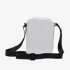 Bolso bandolera Jordan Airborne Festival blanco detalle bolsillo frontal con cremallera y Jumpman rojo