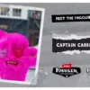 Captain Cardiac personaje rosa Fuggler New Fuggs on the Block de ZURU