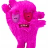 Peluche Fuggler Captain Cardiac rosa con ojos corazón y dientes humanos