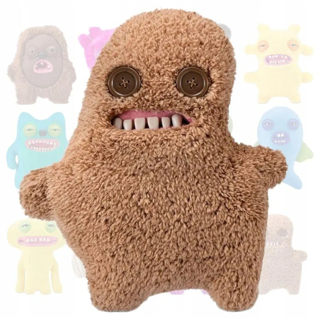 Fuggler Sir Splodge A Lot marrón con otros personajes New Fuggs on the Block