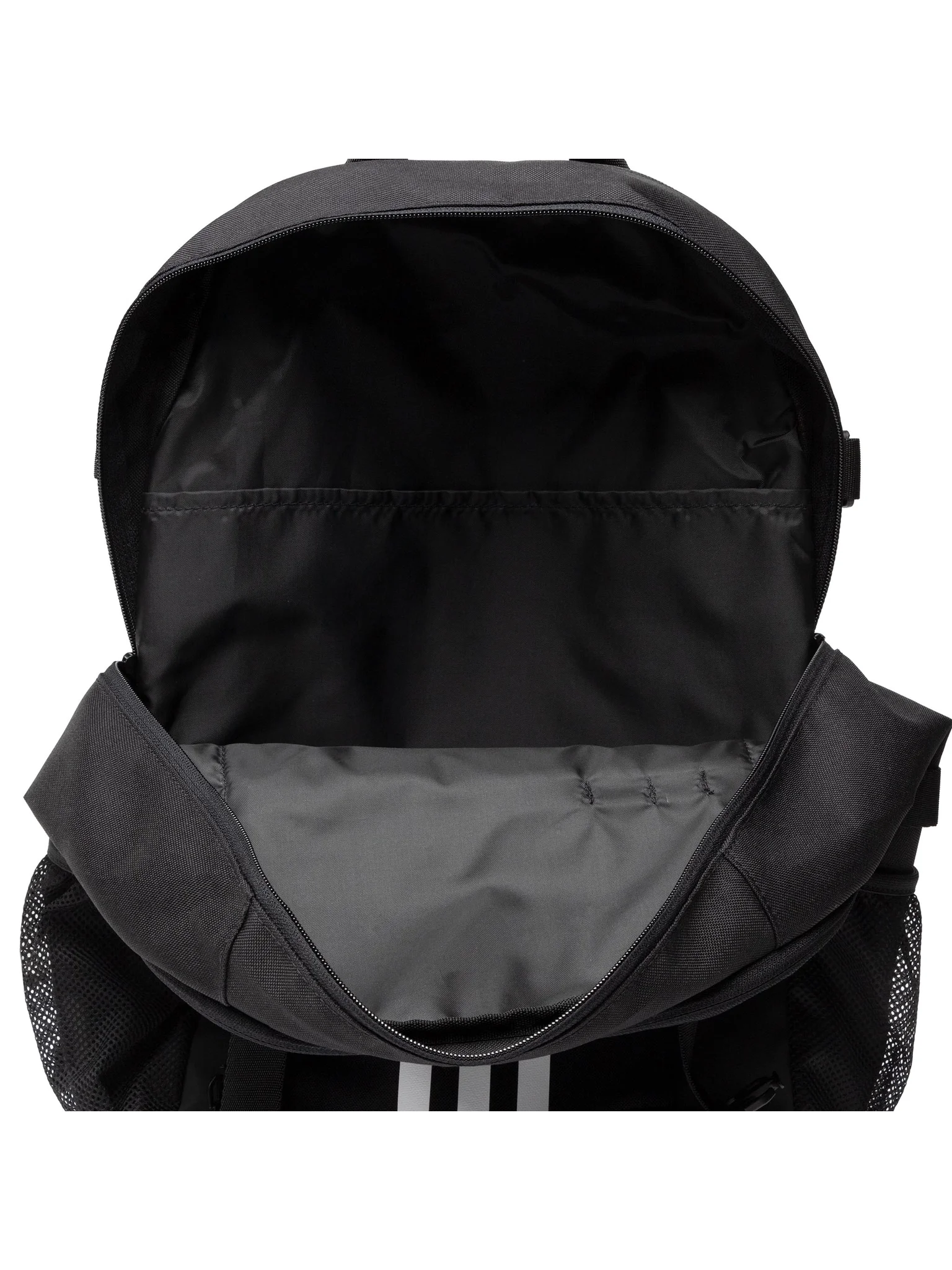 Interior de la mochila Adidas Power JZ2308 con amplio compartimento para libros, ropa, accesorios y dispositivos