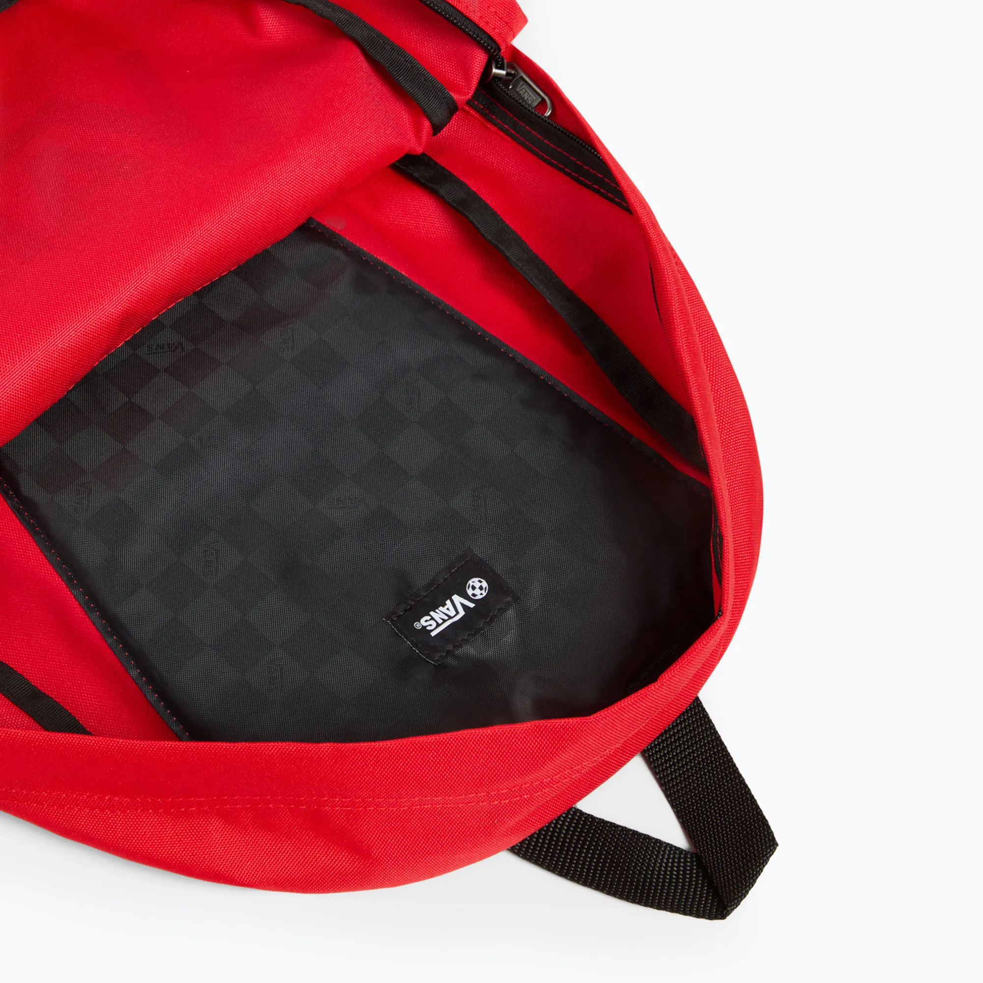 Interior mochila Vans Old Skool Print roja 22L VN000H50IZQ1