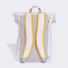 Parte trasera mochila adidas Real Madrid blanca con correas acolchadas ajustables