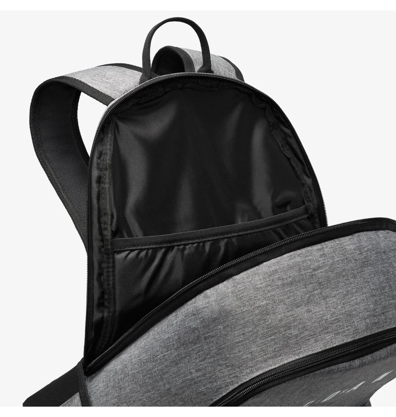 Interior mochila Jordan gris HBR Eco con compartimento para portátil