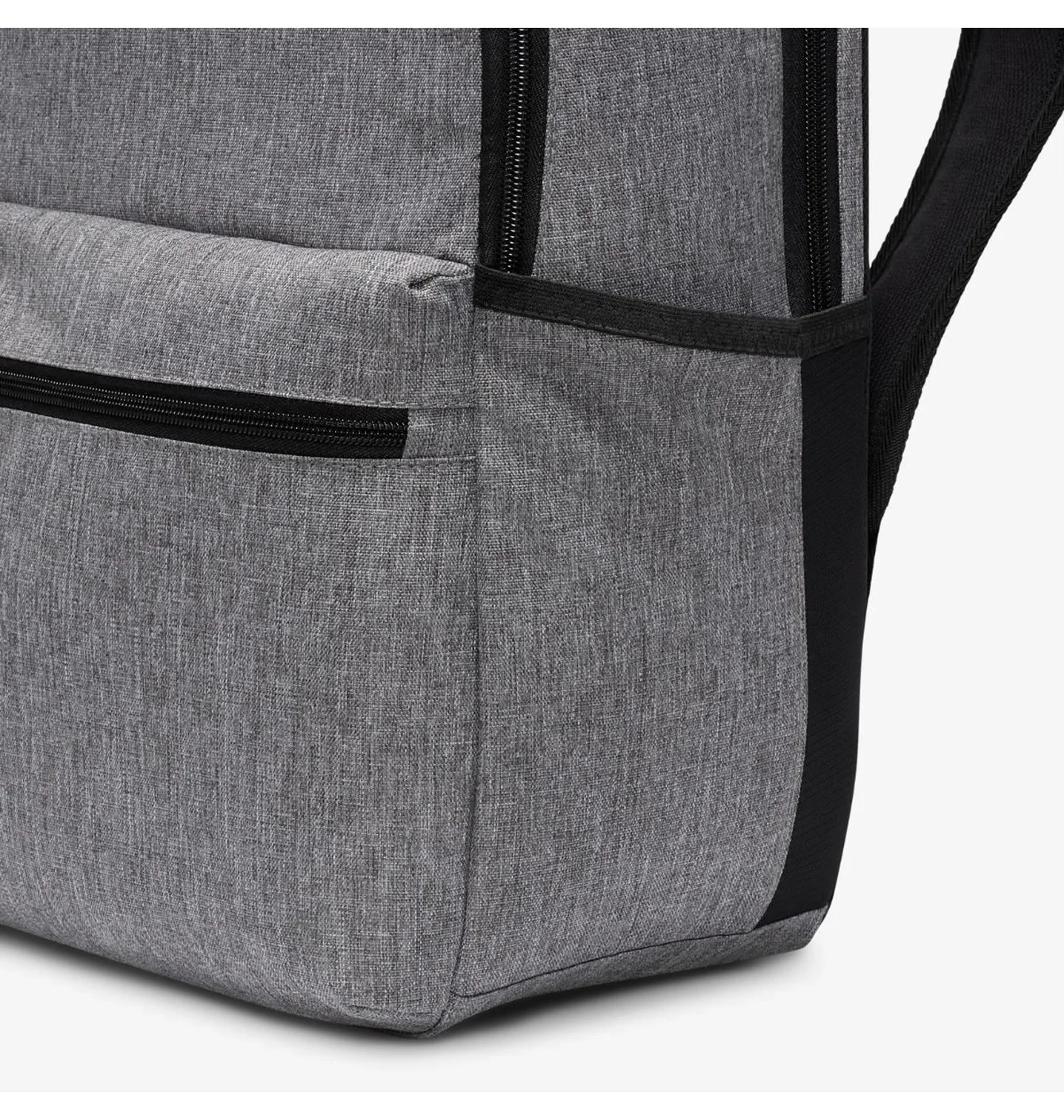 Detalle lateral mochila Jordan HBR Eco gris