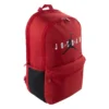 Mochila Jordan Jam HBR roja vista lateral con bolsillos