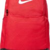 Mochila Nike Brasilia 9.5 24L roja DH7709-657 vista frontal