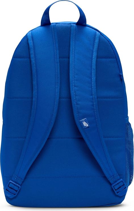 Parte trasera de mochila Nike Elemental azul con correas acolchadas ajustables