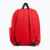 Parte trasera mochila Vans roja con correas acolchadas ajustables