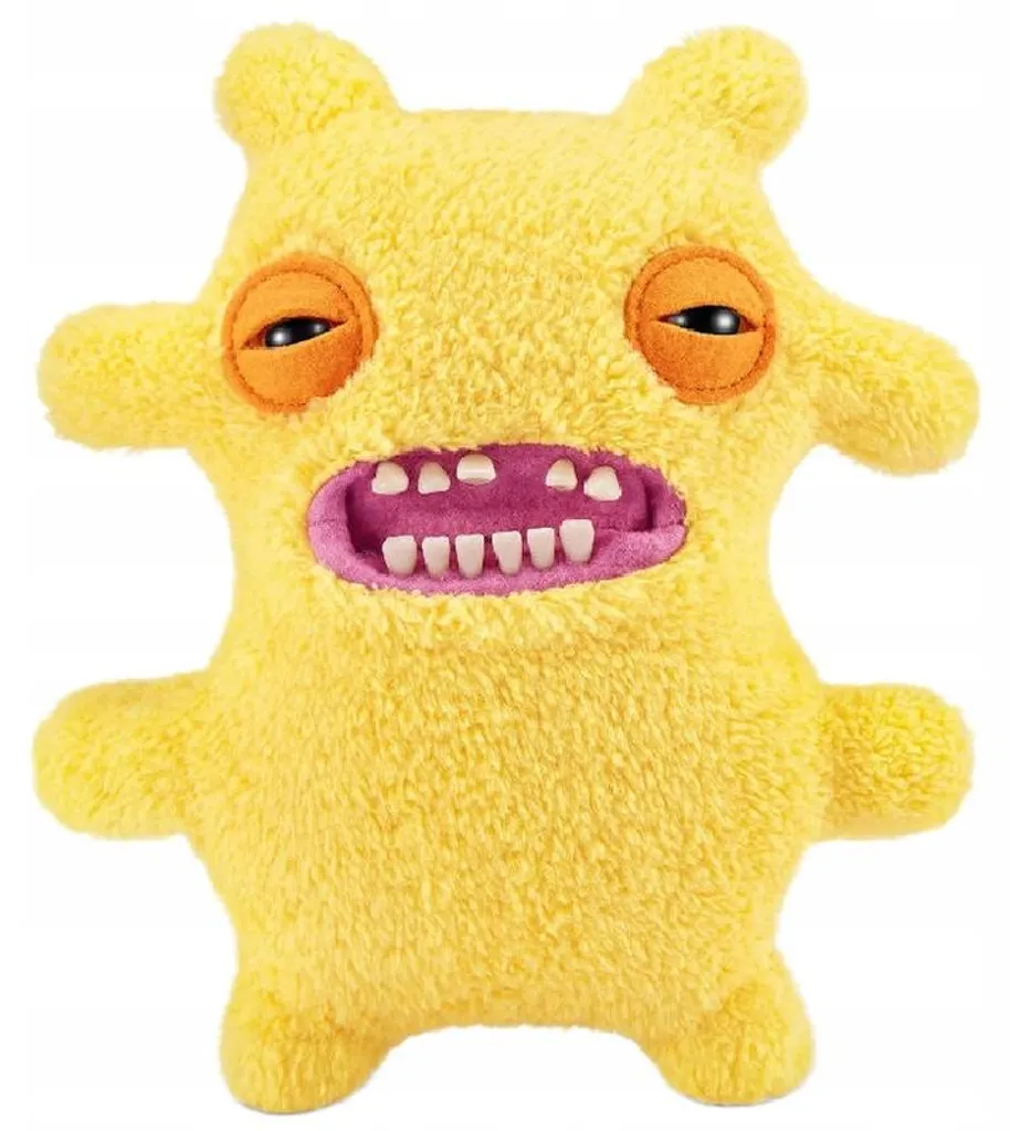 Peluche Fuggler Sir Nubbynuts amarillo Funny Ugly Monster ZURU