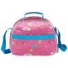 Parte trasera portamerienda Barbie Rainbow rosa con cinta para trolley