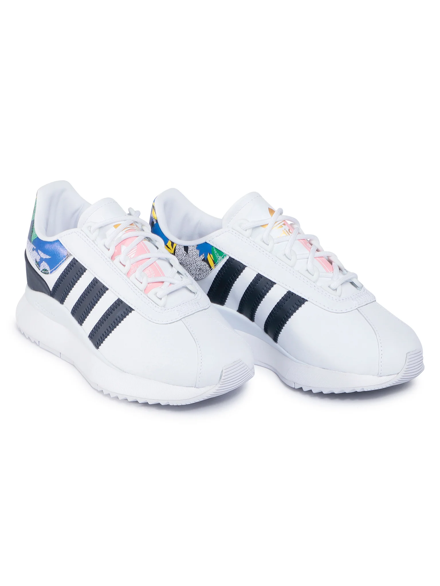 ADIDAS - Adidas SL Andridge W FX8105 Mujer Blanco Floral Talla 37 1/3 - Imagen 6