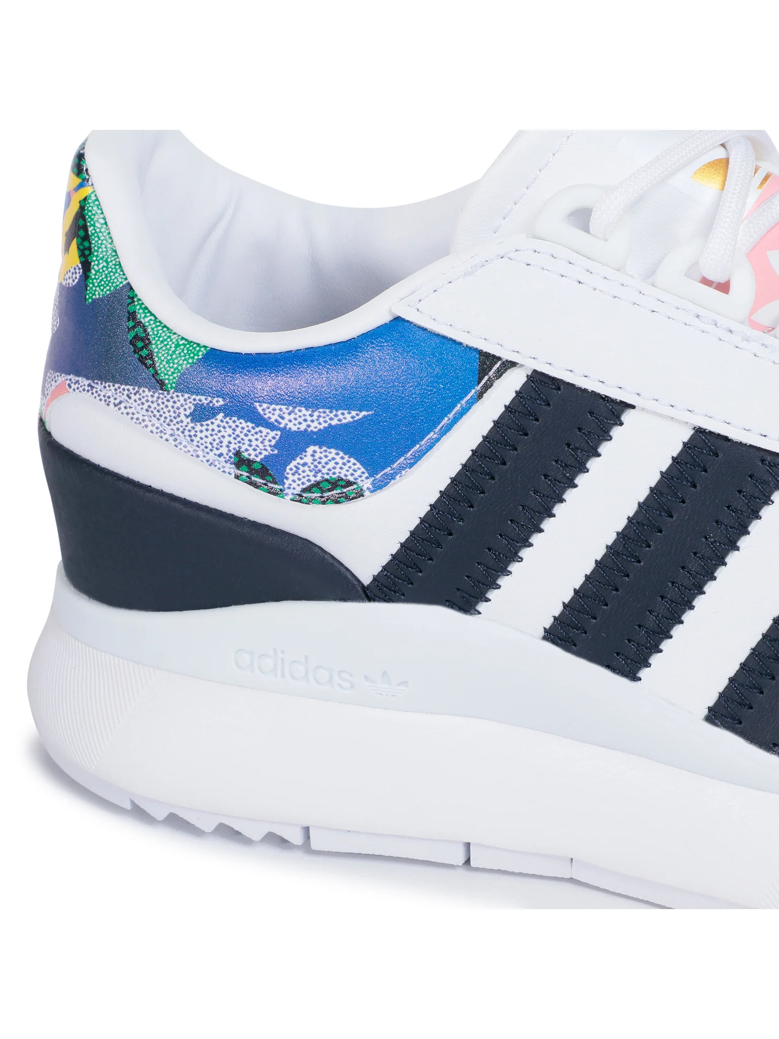 ADIDAS - Adidas SL Andridge W FX8105 Mujer Blanco Floral Talla 37 1/3 - Imagen 7